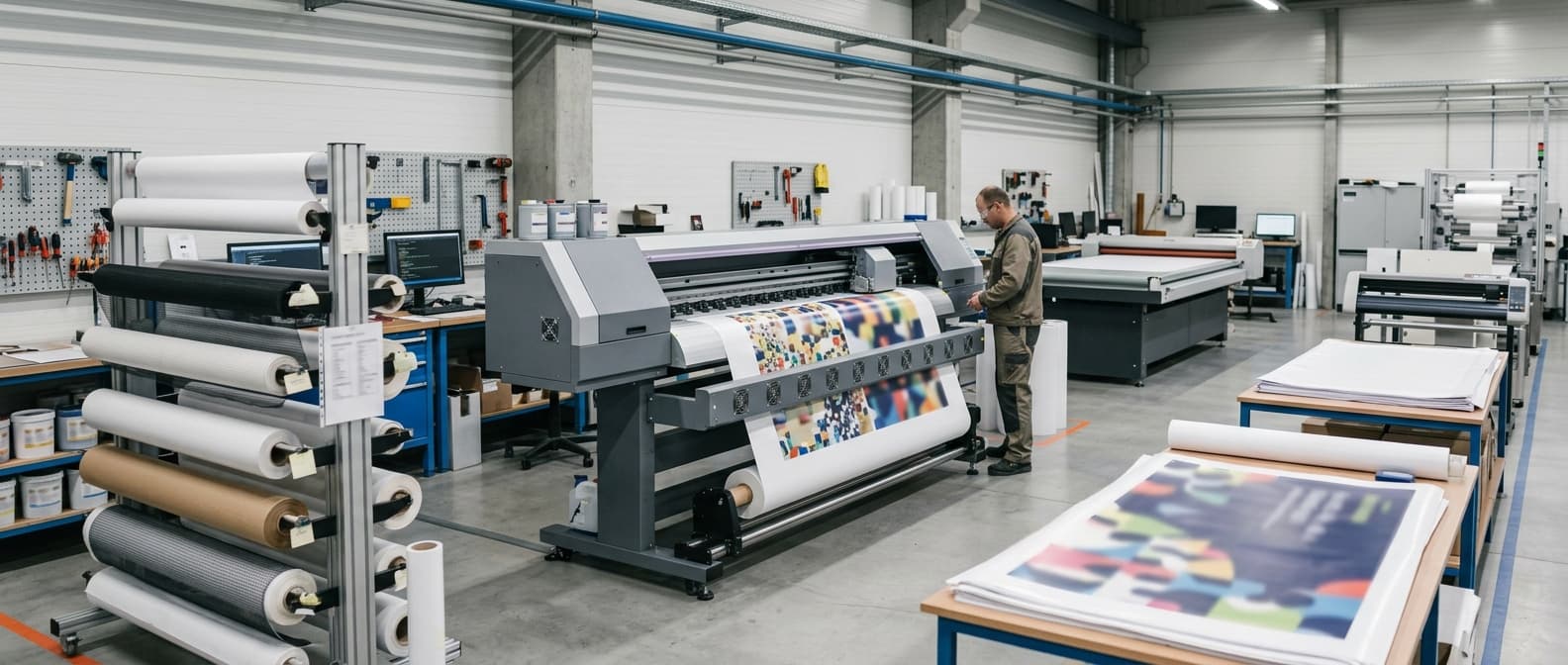 Printing & Signage manufacturing floor